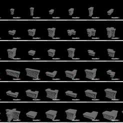 StoneWall_preview.png StoneWall Scenary 28mm Grid Accurate - Parkour -  NoSupport