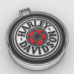 2_2-color.jpg HARLEY DAVIDSON circle logo - freshie mold