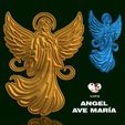 Angel-Ave-Maria.jpg Sculpture: Winged Ave Maria with Crown