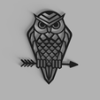 Sin-títulod.png Minimalist Geometric Owl Painting