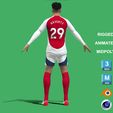 Havertz_2025_5.jpg 3D Rigged Кай Хавертц Арсенал 2025
