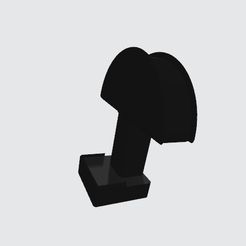 Sujetador-de-auriculares-y-celular1.jpg STL file Headphone and cell phone holder・Model to download and 3D print