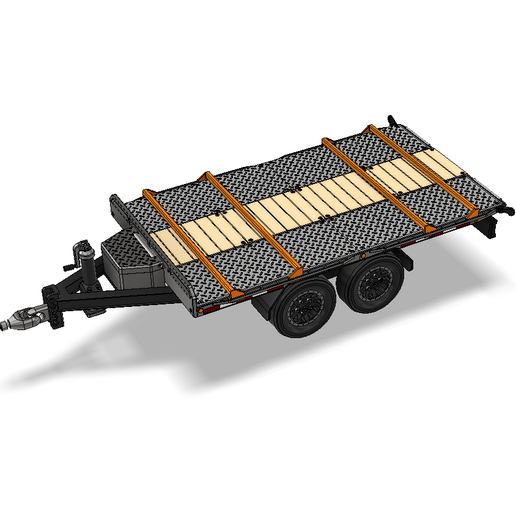 DECK TRAILER 1/12 RC MN99 MN98 MN90 D90 DEFENDER