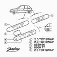 custode-S2.0-TCT-F.jpg Rear fender cover for Peugeot 205 SWAP 2.0 TCT