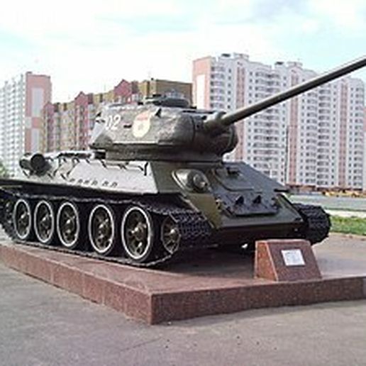 HEEPDD Modèle De Char T34 Rétro En Alliage – 12,7 Cm – Déco De Bureau Et Jouet Pour Enfants