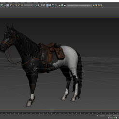 2.png OBJ file Chinese Horse 3D Model 3D print model・3D printing idea to download