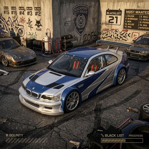 BMW M3 GTR Most wanted edition