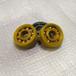 pic-20171021215703_cr.jpg Fichier STL gratuit Palier 608 (acier BB de 4,5 mm)・Objet à télécharger et à imprimer en 3D