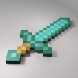 Espada-de-diamante2.png minecraft diamond sword/ Minecraft Diamond sword