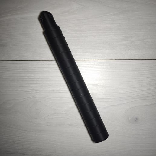 Grip with leather-wrapped style texture, 250 mm, for ring