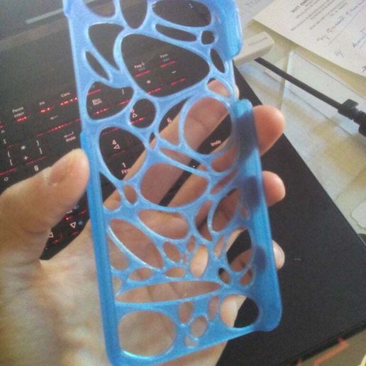 IMG_20160617_143937.jpg iphone 6/6s case cover voronoi /pla /abs
