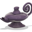 alladin-lamp v12-v1.png vessel vase magic aladdin lamp for gin for magic ritual for 3d-print or cnc
