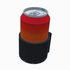 can-holder.png STL file can holder with magnet cut outs for grill・3D printing template to download