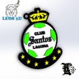 Llaveros-Llavero-Santos-Laguna,-Guerreros-Santos-Leos3D,-LeosAnime,-LeosDeportes,-LeosIndust.jpg Santos Laguna keychain - Leos3D