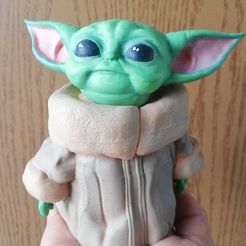 Baby Yoda "GROGU" L'enfant - Le Mandalorien - Impression 3D - 3D FanArt, HIKO3D