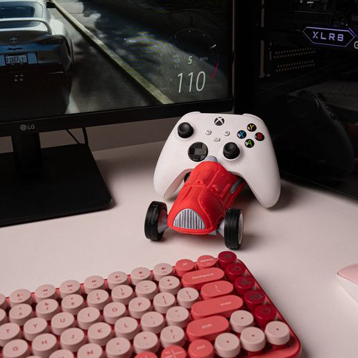 3D file Racing Car Controller Holder 🚗 ・3D print design to download・Cults