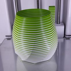 01.jpg STL file Gradual striped vase・3D print design to download