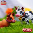 WhatsApp-Image-2023-05-18-at-11.25.07-AM-4.jpeg STL file CUTE FLEXI COW & BULL ARTICULATED・3D printing model to download