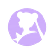 eccxqp.stl Sailor Moon - Sailor Saturns Crescent Moon Emblem
