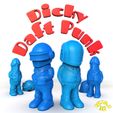 dickyDaftPunk.273.jpg Datei STL Dicky Daft Punk・Design für 3D-Drucker zum herunterladen