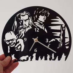 Sin Título (5).jpg Archivo STL Reloj El Hobbit・Idea de impresión 3D para descargar