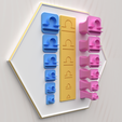 Libra-4.png Digital .Stl Libra Zodiac Stampers *6 sizes *2 stamper versions / File for Use in a 3D Printer