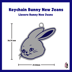 1.png Bunny New Jeans Keychain