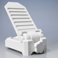 Adjustable-Phone-Stand-with-Worm-Gear.jpg Phone Stand with Worm Gear angle adjustment