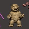 ZBrush Document.jpg Файл STL Chibi Mutant Ninja turtles Mickey・3D модель для печати скачать