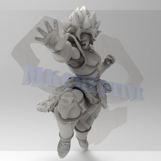 🗿 Broly・ 3D File for 3D printing・Cults