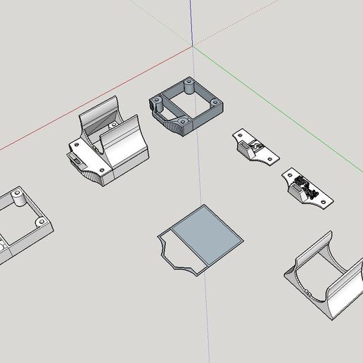 2016-09-12_11_36_35-FanDuct_-_SketchUp_Make.jpg Flsun Kossel Delta Mini Lightweight Fan Duct