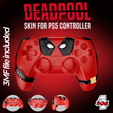 1.png DEADPOOL PS5 BOOTY CONTROLLER (dekorativ) 3MF-Datei enthalten