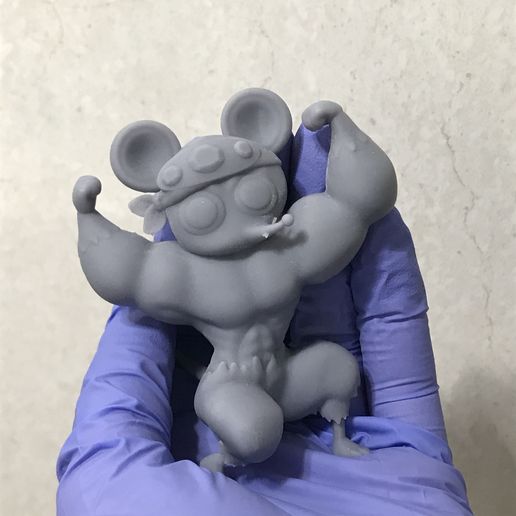 Muscle Mice *Manga Style* Pose 3 3D model