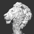 05.png Lion Head AM01 3D print model