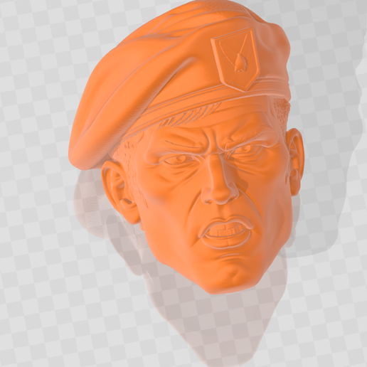 1/12 gi joe classified, marvel legends style head.. flint hs redo