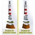Сравнение версий размеров. Взрыв сборки.jpg Easy 3D Printable Lighthouse Kit Easy Glueless Assembly