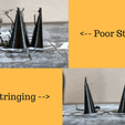Poor vs Good Stringing.png Fichier STL gratuit Test de chaîne de caractères・Plan pour imprimante 3D à télécharger