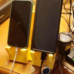 20230627_181903.jpg OBJ file Fold 4 stand and watch charger holder・3D printer model to download
