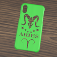 Case iphone X y XS aries5.png Case Iphone X/XS Aries