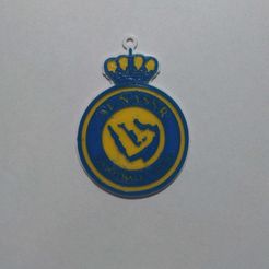 Al-Nassr.jpg STL file Al Nassr Keychain・3D printer design to download