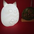 IMG_20240323_210354779.jpg Cat Pumpkin SQUISHMALLOWS ORNAMENT AND ONE TABLETOP TEALIGHT