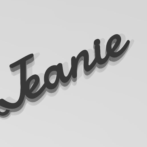 Jeanie 3D model