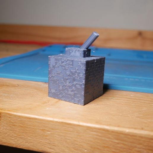 👌 a satisfying 3d printed minecraft lever・ STL File for 3D printing・Cults