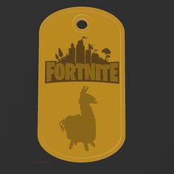 5.jpg Fichier STL Badge Llama Fortnite・Plan pour imprimante 3D à télécharger