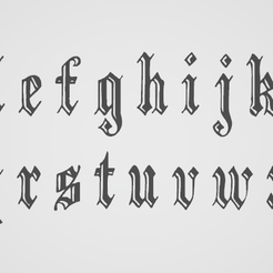 is.png STL file WARHAMMER40K SPACEMARINES TEXT・3D printer model to download