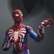 half_pose.jpg Spiderman ACTION FIGURE 3D PRINTING with fully color ready, FEMALE MOVABLE BODY ACTION FIGURE TOY MODEL DRAW MANNEQUIN [STL FILE]