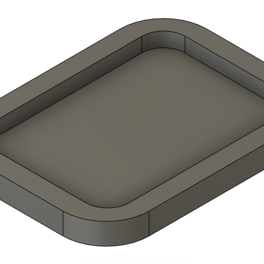 Collection tray 3D model preview