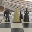 15.jpg New Medieval Chess Set Pieces 3d print model