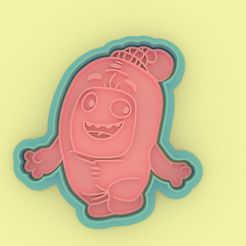 18.jpg Файл STL Высечка для печенья Newt Oddbods - Высечка для печенья Newt Oddbods・Идея 3D-печати для скачивания