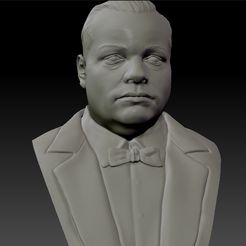 Cover.jpg Fichier 3D Buste de Roscoe Arbuckle 3d・Plan à imprimer en 3D à télécharger, JanM15